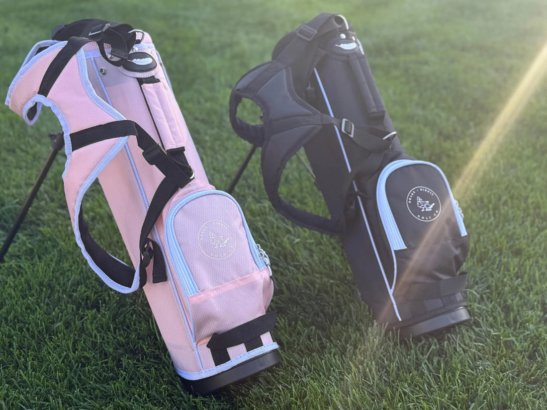 Pink and Black Toddler Golf Bags by Drake and Birdie Golf Co Ages 2-5