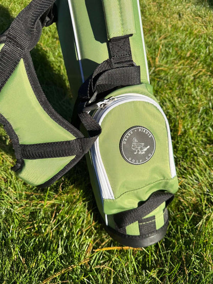 Green kids golf bag pocket for ages 2-5